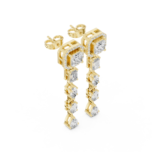 Lattice Drop Earrings