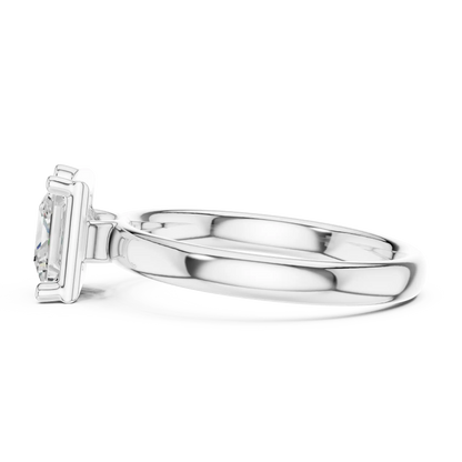 Pure Square Diamond Ring