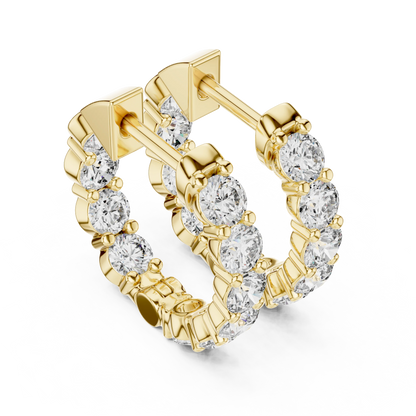 Aurora Eternity Hoop Earrings