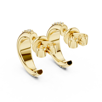 Crescent Luxe Bali Earrings