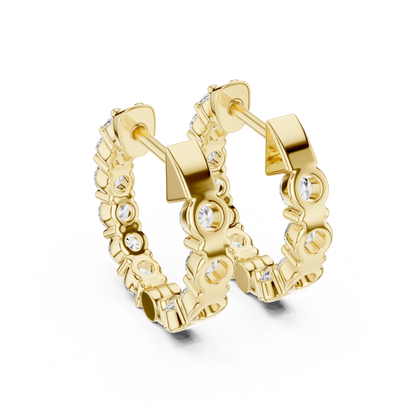 Spark Circle Bali Earrings