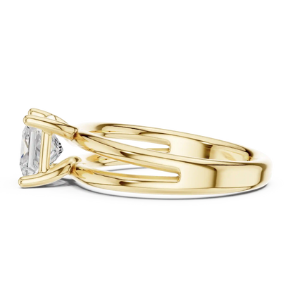 Crossing Streams Diamond Ring
