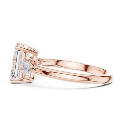 Three Point Diamond Ring