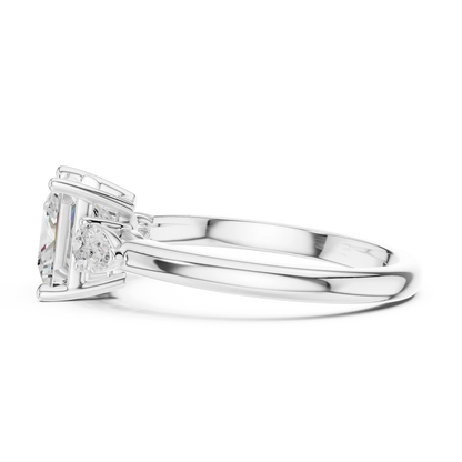 Three Point Grace Diamond Ring