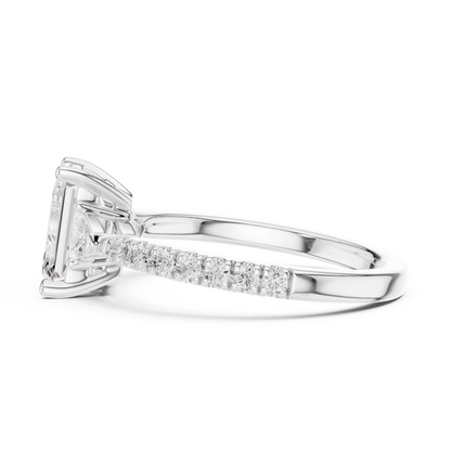 Trinity Edge Diamond Ring
