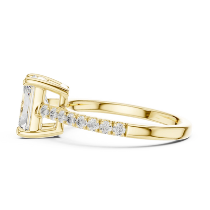Radiant Pathway Diamond Ring