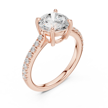 Cathedral Diamond Ring
