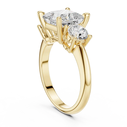 Trio Anchor Diamond Ring