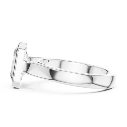 Bold Bezel Diamond Ring