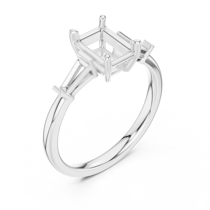 Tapered Reverie Diamond Ring