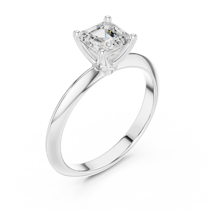 Octagon Diamond Ring