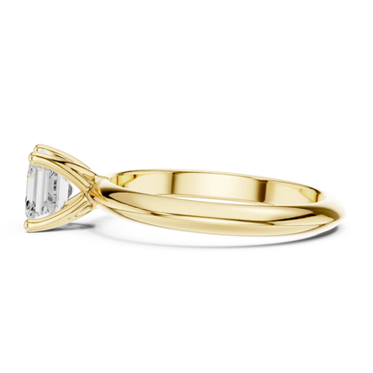 Octagon Diamond Ring