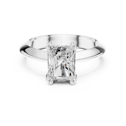 Twin Rivulet Diamond Ring