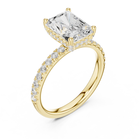 Radiante Diamond Ring