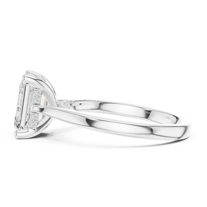 Hidden Spark Diamond Ring