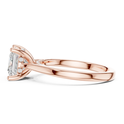 Princessa Vale Diamond Ring