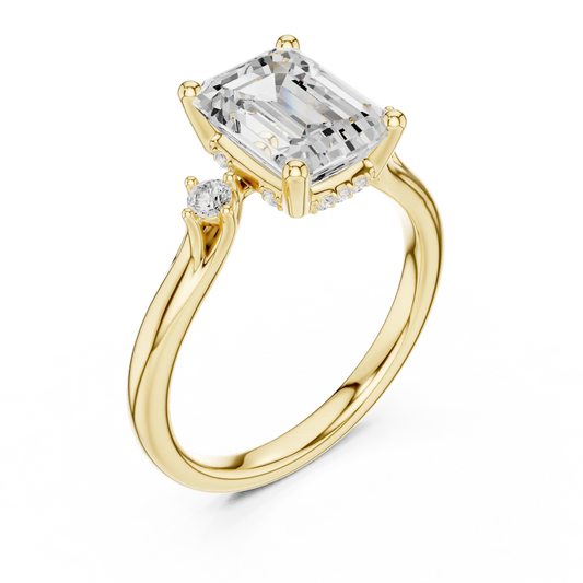 Emeralta Bypass Diamond Ring