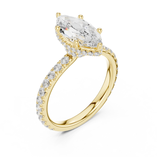 Marquise Whisper Diamond Ring