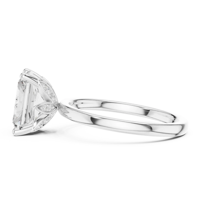 Hidden Petal Diamond Ring