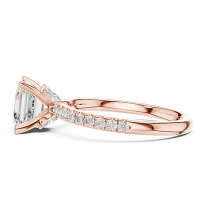 Quiet Grid Diamond Ring
