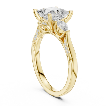 Guarded Corners Diamond Ring