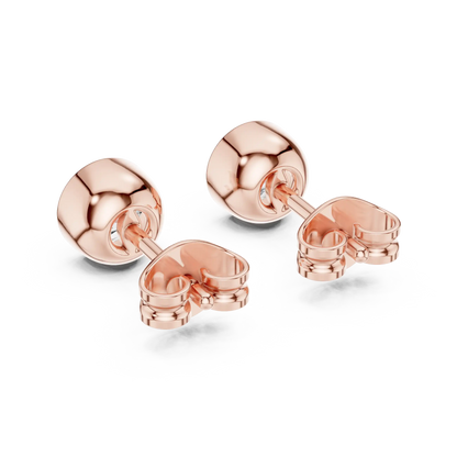 Full Moon Stud Earrings