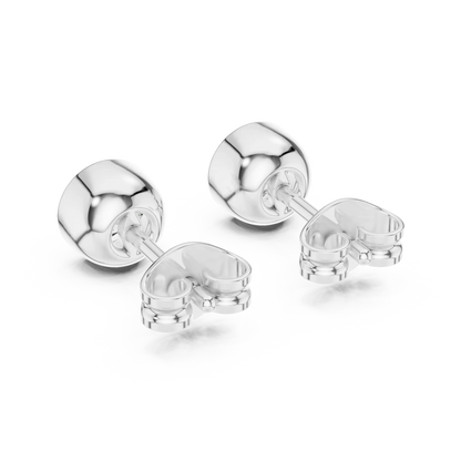 Full Moon Stud Earrings