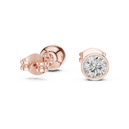 Full Moon Stud Earrings