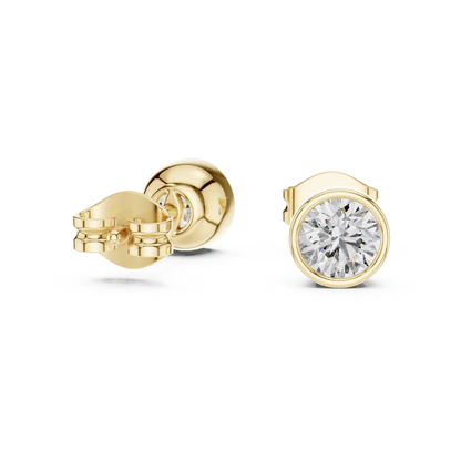Full Moon Stud Earrings