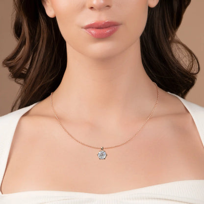 Solitaire Reign Diamond Pendant