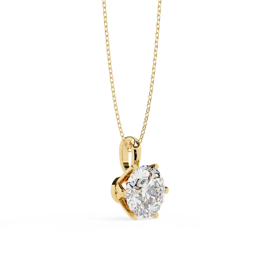 Solitaire Reign Diamond Pendant