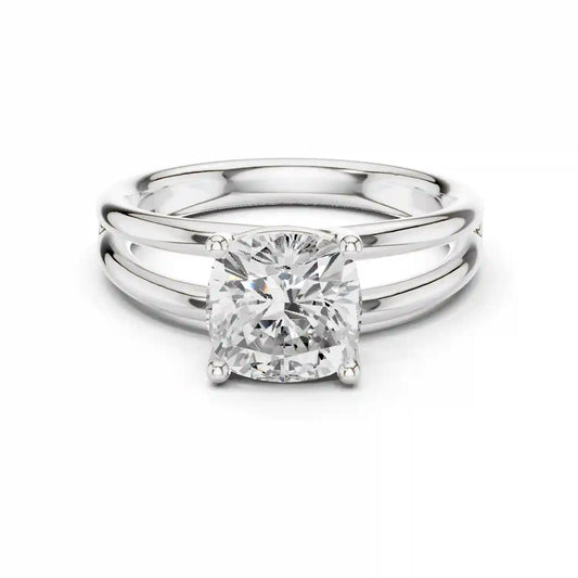 Twin Arc Diamond Ring