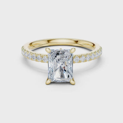 Hidden Ledge Duo Diamond Ring