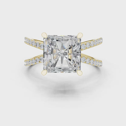 Duet Rise Diamond Ring
