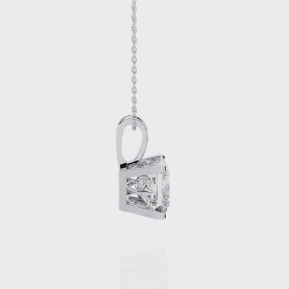 Carre Diamond Pendant