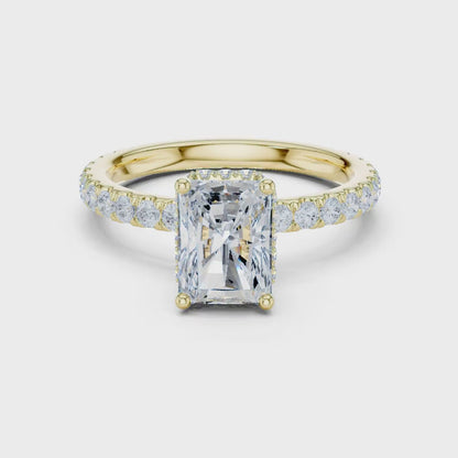 Hidden Ledge Diamond Ring