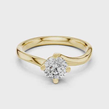 Twist Vow Diamond Ring